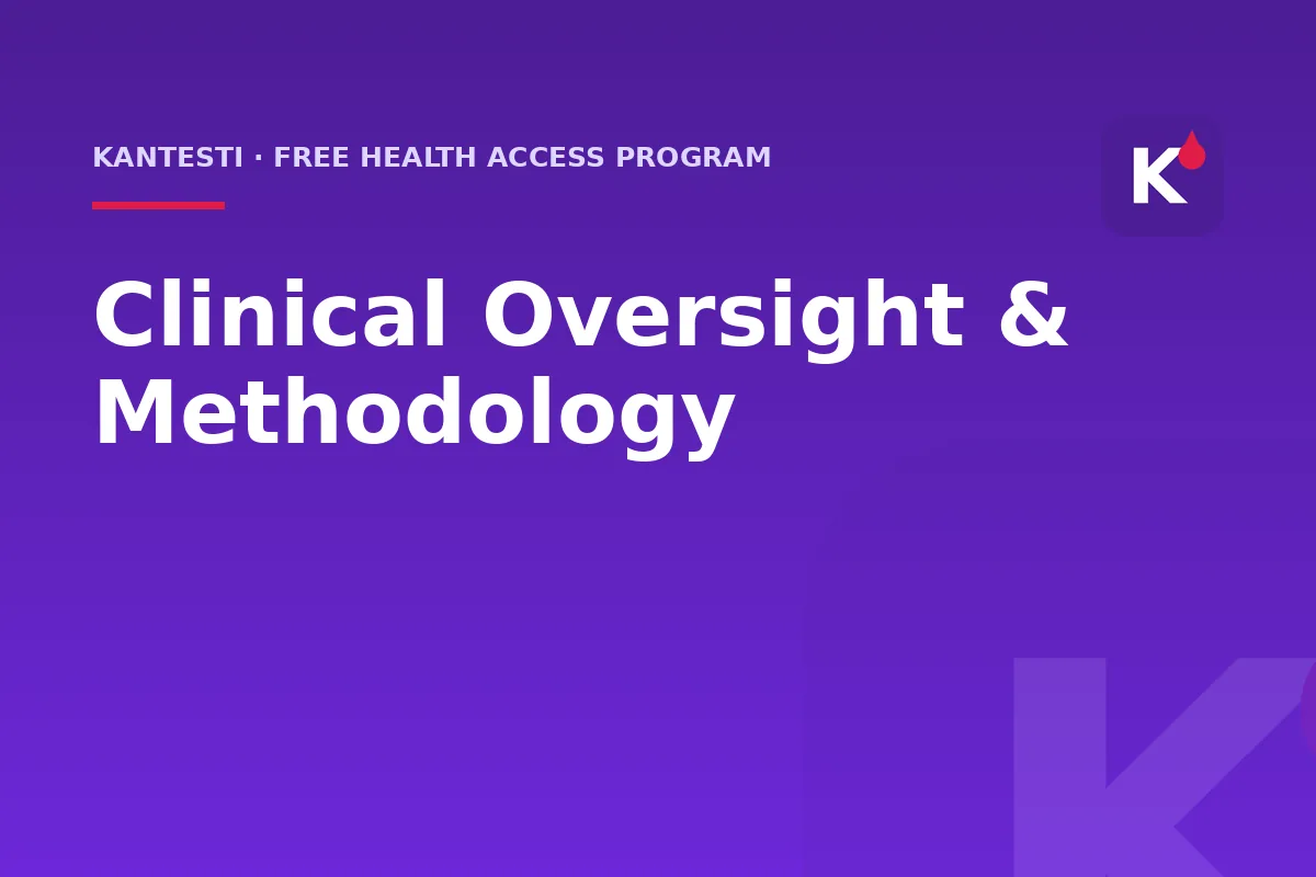 Qualified doctor providing clinical oversight of the AI blood test interpretation methodology